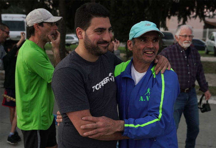 Egüen presente en la carrera homenaje a Rubén Huerga